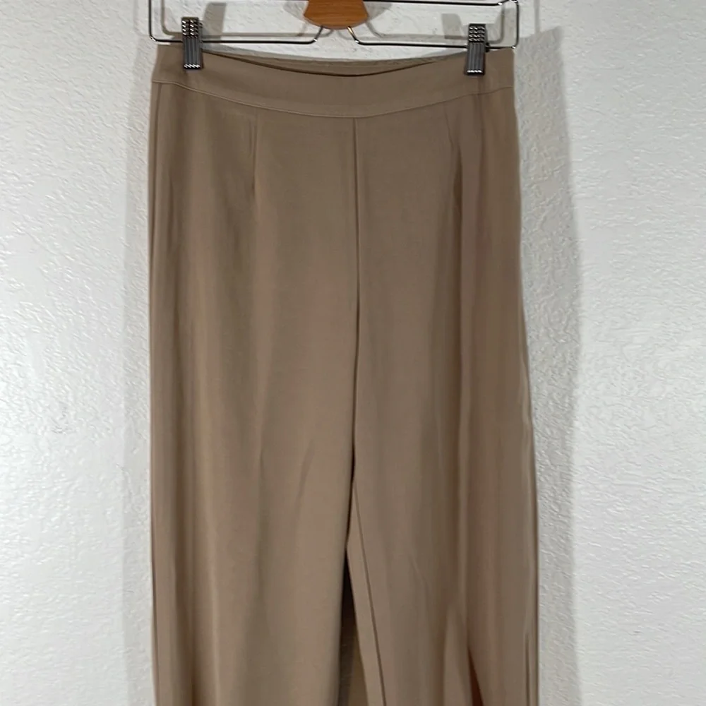 FASHION NOVA Office Pow Wow High Waist Trouser - Khaki Size Small NEW - Picture 5 of 14